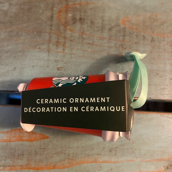 Starbucks Iridescent Red To Go Cup Ornament - Picture 5 of 8